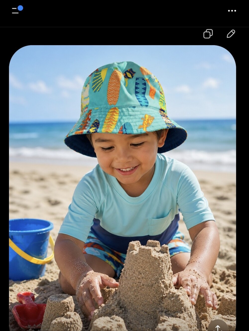 Uv Skinz Kids Hat Double Sided 3t